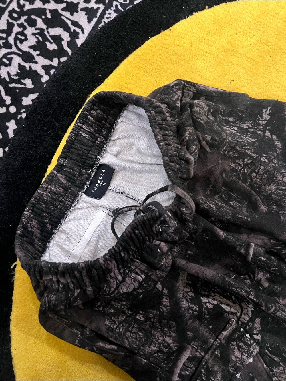 YoungLA 2033 - HERITAGE CARGO SWEATS, medium, dark tree camo - Picture 4 of 8